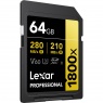 Lexar Lexar 64GB SDXC Gold UHS-II R280/W210MB/s V60