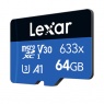 Lexar Lexar 64GB microSD Blue R100MB/s V30
