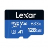 Lexar Lexar 128GB microSD Blue R100/W45MB/s V30