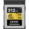 Lexar 512GB CFexpress 4.0 Type B GOLD, R3600/W3300MB/s