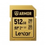 Lexar SDXC Pro Gold Series ARMOR UHS-II 512GB V60 IP68 Stainless Steel R280/W210MB/s Lexar SDXC Pro Gold Series ARMOR UHS-II 512GB V60 IP68 Stainless Steel R280/W210MB/s