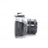 Canon Used Canon AE-1 35mm SLR, silver with 50mm lens