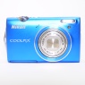 Nikon Used Nikon Coolpix S5100 digital compact camera, blue