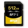 Wise 512GB SDXC UHS-II R290/W260MB/s V90