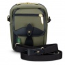 Billingham Billingham Compact Stowaway Camera Shoulder Bag, Sage Fibrenyte-Black Trim