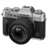 Fujifilm Fujifilm X-T50 Mirrorless Camera, Charcoal Silver with XC 15-45 lens