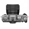 Fujifilm Fujifilm X-T50 Mirrorless Camera, Charcoal Silver with XC 15-45 lens