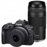 Canon Canon EOS R100 Mirrorless Camera with 18-45 and 75-300mm lenses