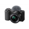 Sony Sony ZV-E10L Interchangeable-lens Camera with 16-50 lens, grip, mic and card