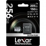 Lexar 256GB microSDXC Silver Plus R205/W100MB/s, V30