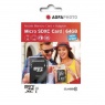 AGFAPHOTO 64GB Micro SDXC UHS-1 U3 V30 with SD Adapter
