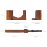 Smallrig 5015 Camera Half Leather Case Kit for Sony Alpha 7C II / Alpha 7CR, Brown